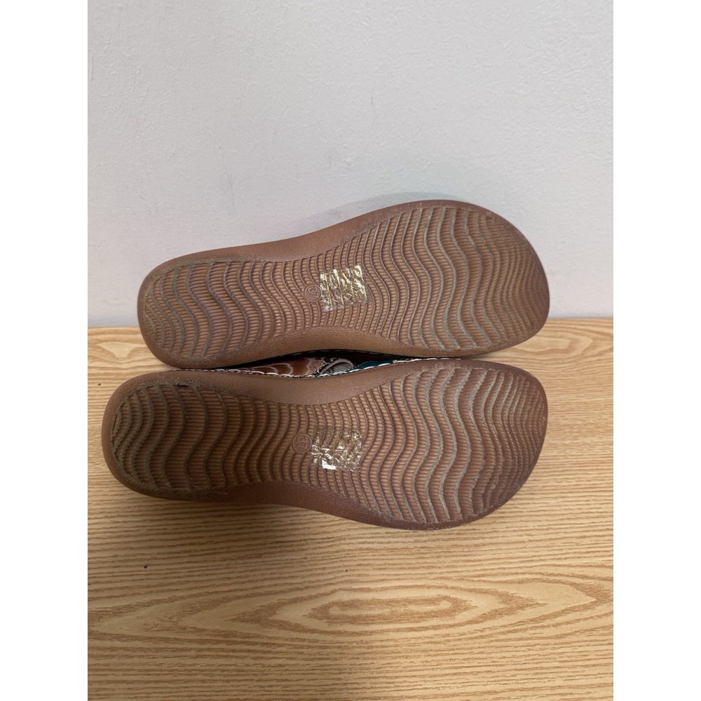 L Artiste Spring Step Sandals Women EU 37 US 6.5-7 Goodys Leather Floral Slides - Picture 5 of 6